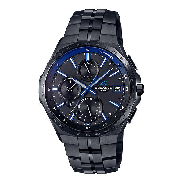 Casio OCEANUS Manta OCW-S5000B-1AJF Chronograph Solar Radio Wave Bluetooth Men's Wristwatch - The Japanese Factory