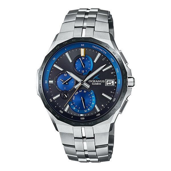 Casio OCEANUS Manta OCW-S5000E-1AJF Chronograph Solar Radio Wave Bluetooth Men's Wristwatch - The Japanese Factory
