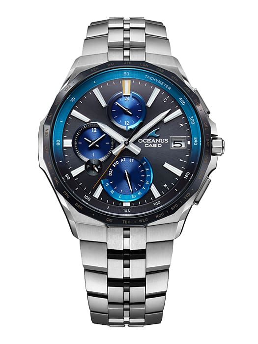 Casio OCEANUS Manta OCW-S5000E-1AJF Chronograph Solar Radio Wave Bluetooth Men's Wristwatch - The Japanese Factory