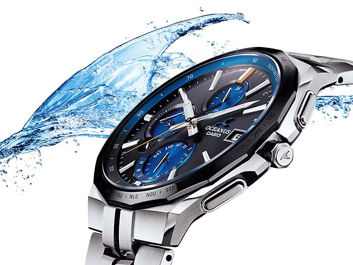 Casio OCEANUS Manta OCW-S5000E-1AJF Chronograph Solar Radio Wave Bluetooth Men's Wristwatch - The Japanese Factory