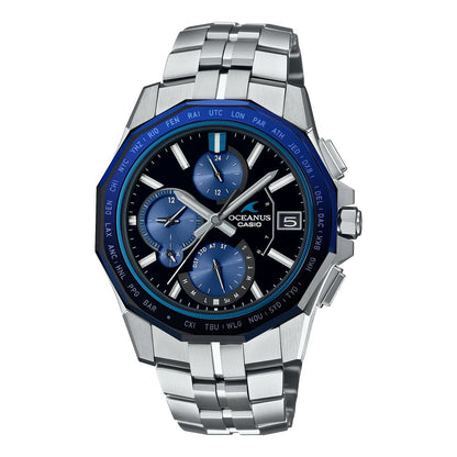 Casio OCEANUS Manta OCW-S6000-1AJF Chronograph Solar Radio Wave Bluetooth Men's Wristwatch - The Japanese Factory