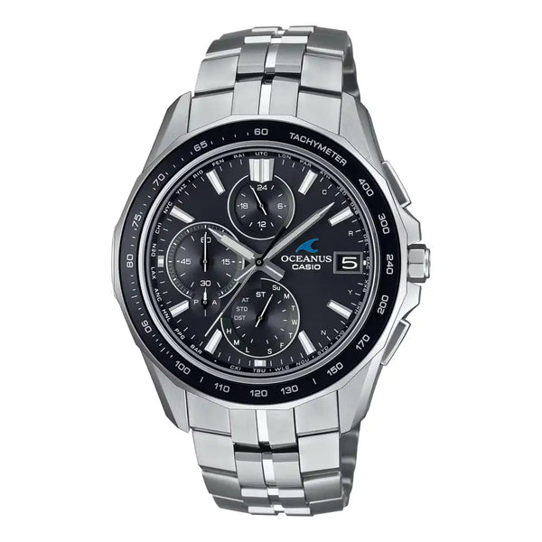 Casio OCEANUS Manta OCW-S7000-1A2JF Chronograph Solar Radio Wave Bluetooth Men's Wristwatch