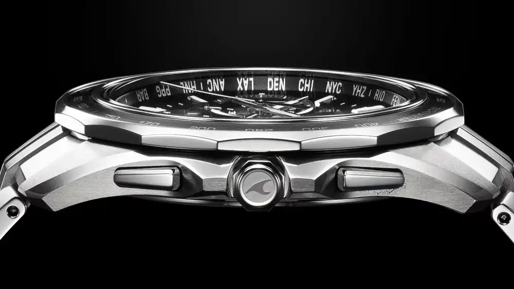 Casio OCEANUS Manta OCW-S7000-1A2JF Chronograph Solar Radio Wave Bluetooth Men's Wristwatch - The Japanese Factory