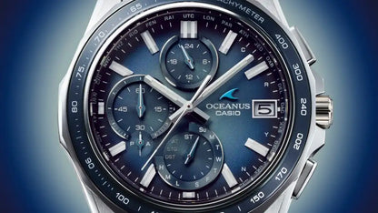 [PRE-ORDER] Casio OCEANUS Manta Retro Tone Collection OCW-S7000RA-2AJF Limited Edition Chronograph Solar Radio Wave Bluetooth Men's Wristwatch - The Japanese Factory