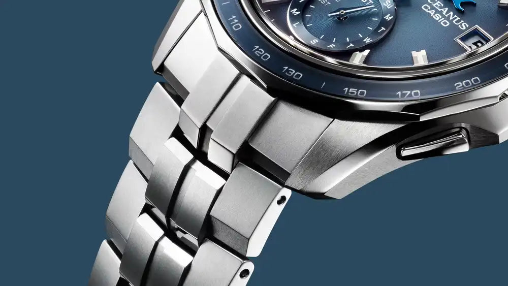 [PRE-ORDER] Casio OCEANUS Manta Retro Tone Collection OCW-S7000RA-2AJF Limited Edition Chronograph Solar Radio Wave Bluetooth Men's Wristwatch - The Japanese Factory