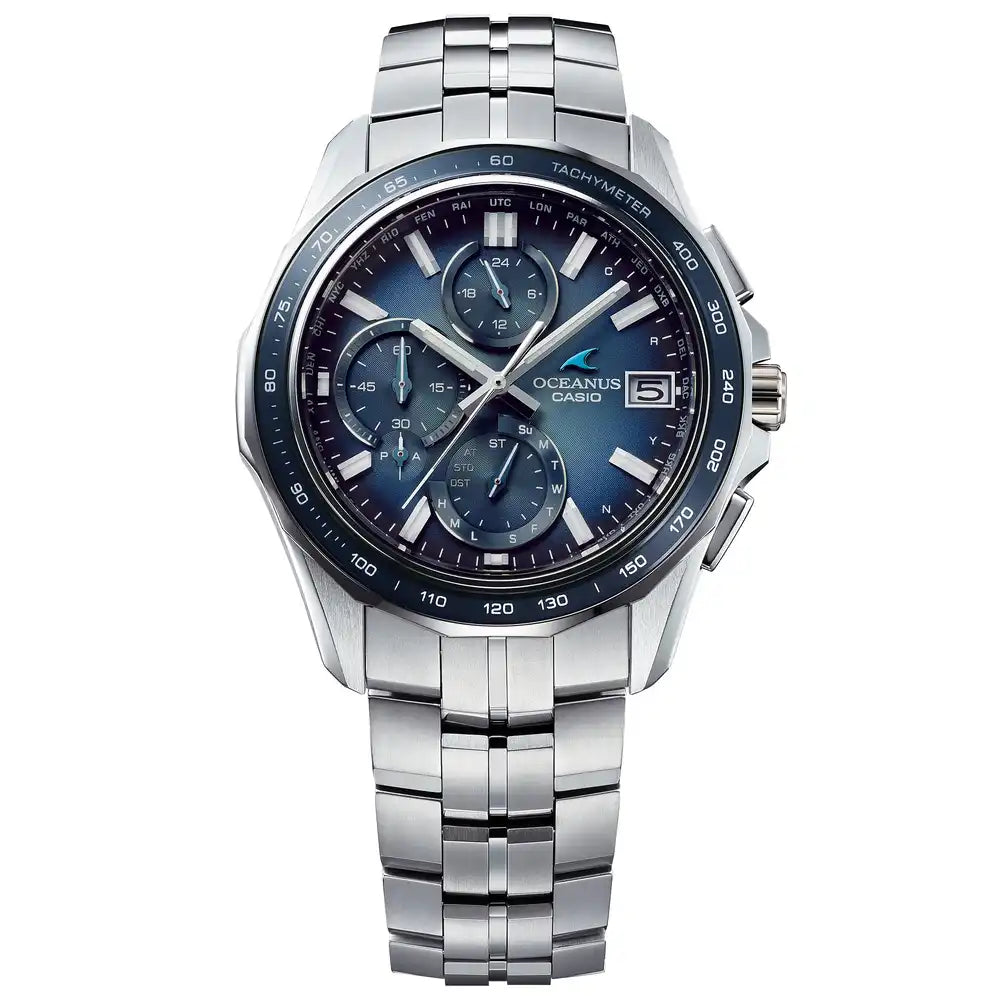 [PRE-ORDER] Casio OCEANUS Manta Retro Tone Collection OCW-S7000RA-2AJF Limited Edition Chronograph Solar Radio Wave Bluetooth Men's Wristwatch - The Japanese Factory