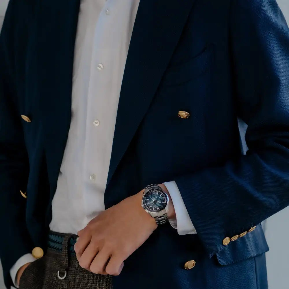 [PRE-ORDER] Casio OCEANUS Manta Retro Tone Collection OCW-S7000RA-2AJF Limited Edition Chronograph Solar Radio Wave Bluetooth Men's Wristwatch - The Japanese Factory