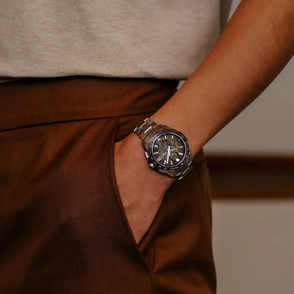 [PRE-ORDER] Casio OCEANUS Manta Retro Tone Collection OCW-S7000RA-5AJF Limited Edition Chronograph Solar Radio Wave Bluetooth Men's Wristwatch - The Japanese Factory