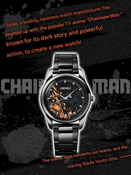 Chainsaw Man x Seiko Collaboration Limited Edition Wristwatch - The Japanese Factory