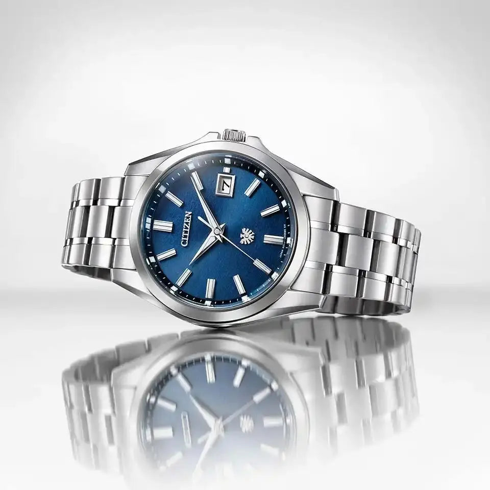 Citizen The Citizen AQ4091-56L Washi Paper Dial Eco-Drive JDM Men's Wristwatch - The Japanese Factory