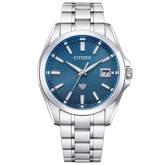 Citizen The Citizen AQ4091-56M Japan Blue Indigo Washi Paper Dial Eco-Drive JDM Men's Wristwatch - The Japanese Factory
