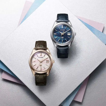 Citizen The Citizen The Iconic Nature Collection AQ4100-22L Limited Edition Washi Dial Eco-Drive Men's Wristwatch - The Japanese Factory