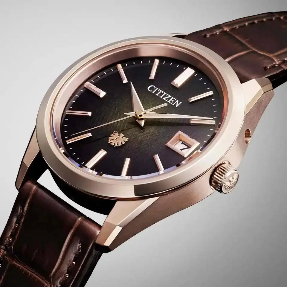 Citizen The Citizen The Iconic Nature Collection AQ4106-00W Limited Edition Washi Dial Eco-Drive Men's Wristwatch - The Japanese Factory
