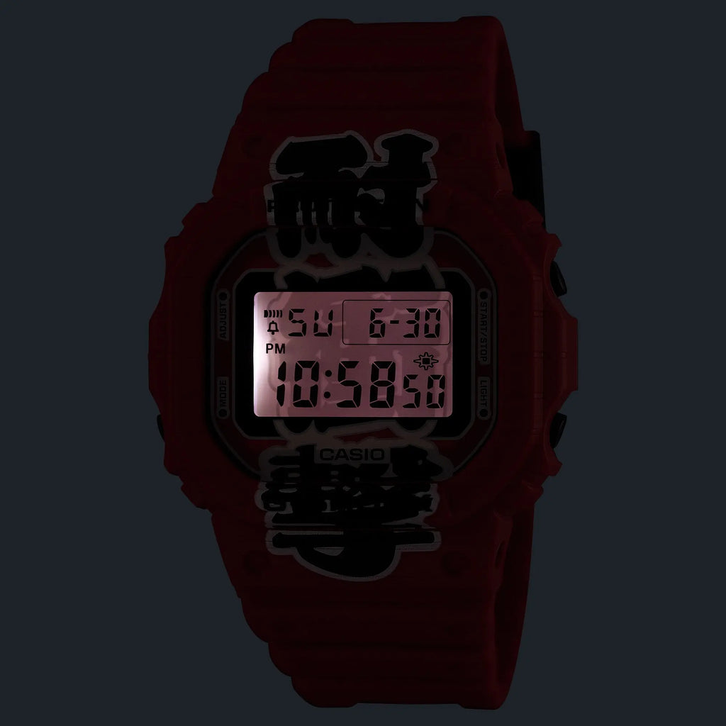 Casio G-Shock DW-5600AKA-4JR LED backlight glow