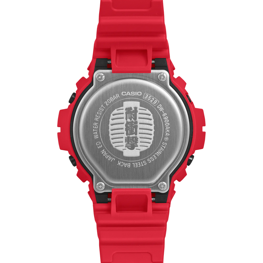 Casio G-Shock DW-6900AKA-4JR case back engraving