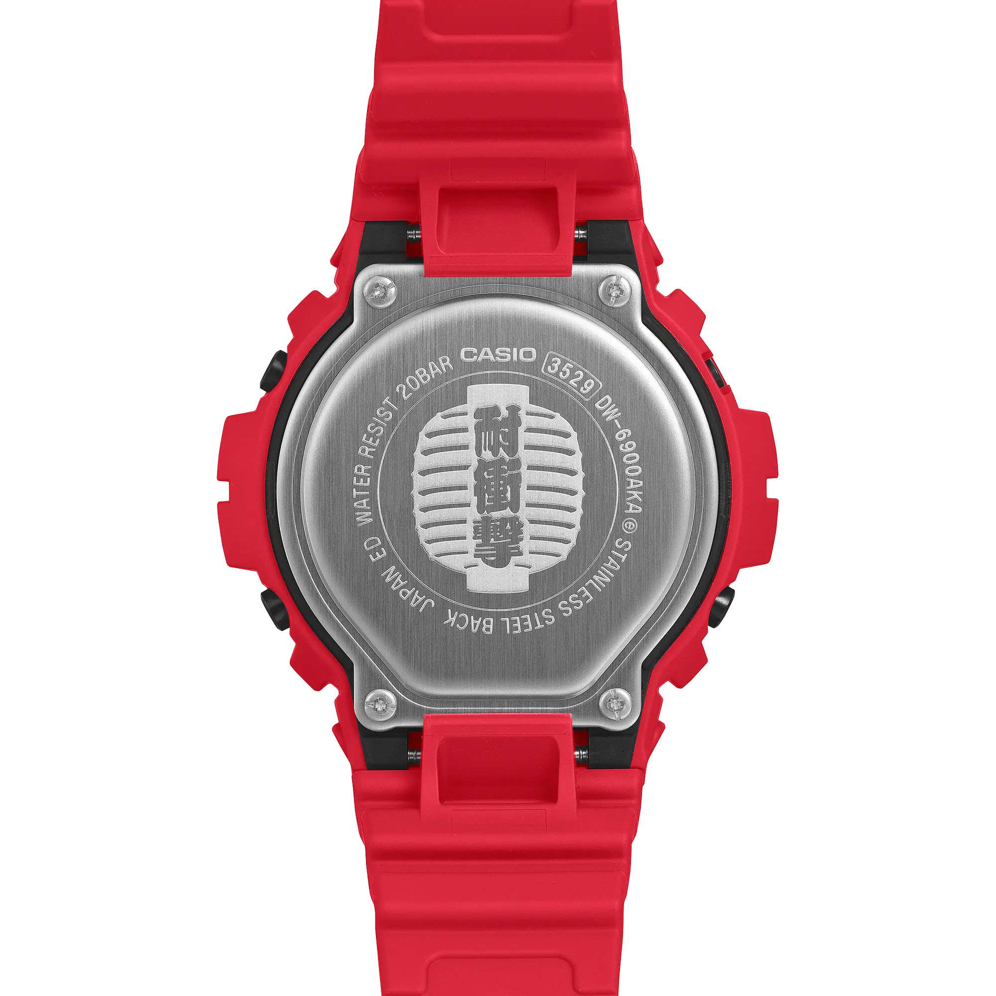 Casio G-Shock DW-6900AKA-4JR case back engraving