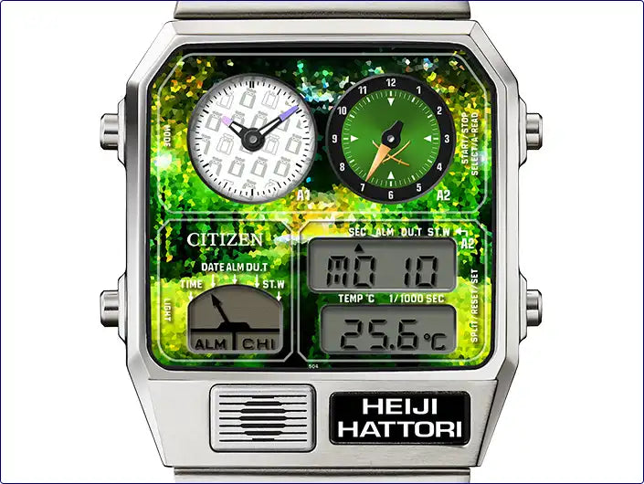 Detective Conan x Citizen Ana-Digi Temp Anime Collaboration Wristwatch Limited Edition