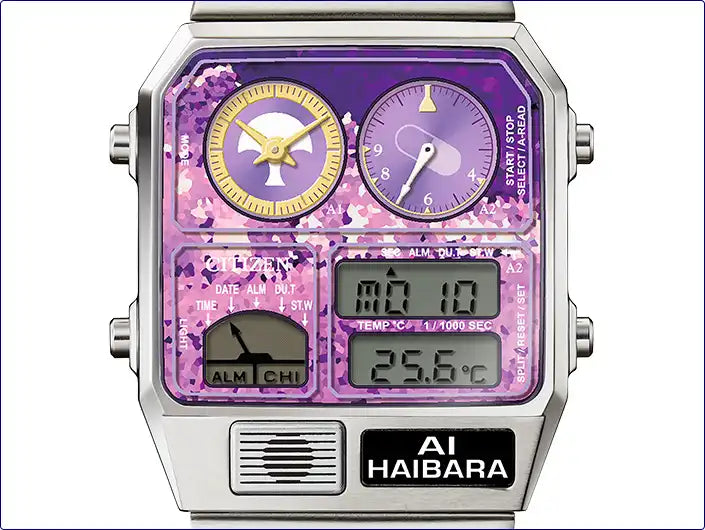 Detective Conan x Citizen Ana-Digi Temp Anime Collaboration Wristwatch Limited Edition