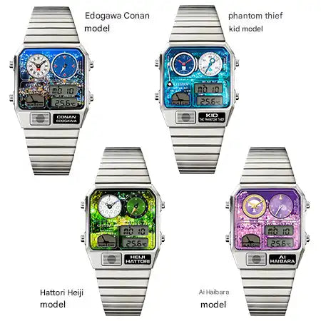 Detective Conan x Citizen Ana-Digi Temp Anime Collaboration Wristwatch Limited Edition - The Japanese Factory