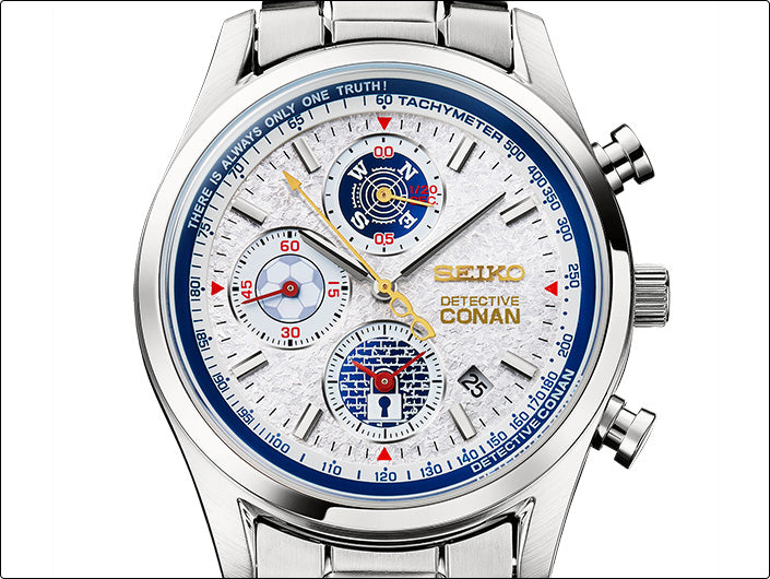 Detective Conan x SEIKO Chronograph Watch with Acrylic Display Stand Limited Edition - The Japanese Factory