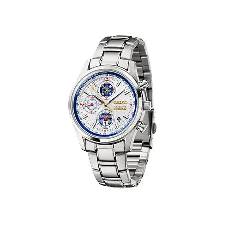 Detective Conan x SEIKO Chronograph Watch with Acrylic Display Stand Limited Edition - The Japanese Factory