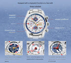 Detective Conan x SEIKO Chronograph Watch with Acrylic Display Stand Limited Edition - The Japanese Factory