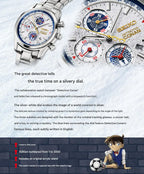 Detective Conan x SEIKO Chronograph Watch with Acrylic Display Stand Limited Edition - The Japanese Factory