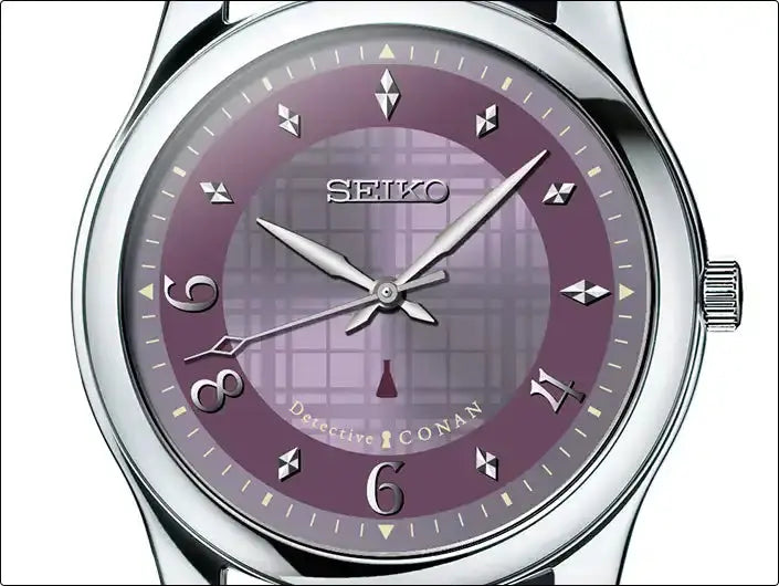 Detective Conan x Seiko Official Anime Collaboration Wristwatch with Acrylic Display Stand Limited Edition Premico