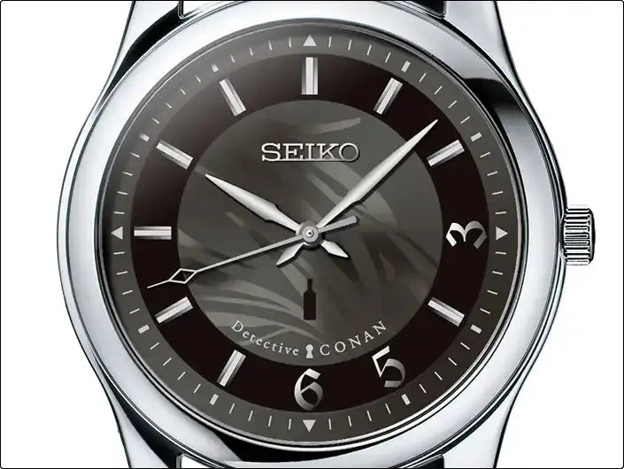 Detective Conan x Seiko Official Anime Collaboration Wristwatch with Acrylic Display Stand Limited Edition Premico