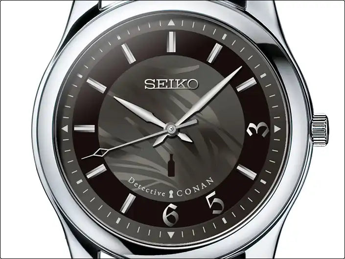 Detective Conan x Seiko Official Anime Collaboration Wristwatch with Acrylic Display Stand Limited Edition