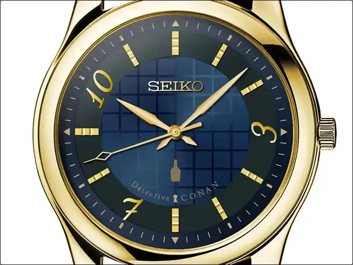 Detective Conan x Seiko Official Anime Collaboration Wristwatch with Acrylic Display Stand Limited Edition - The Japanese Factory