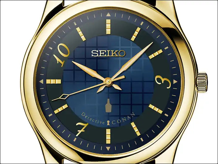 Detective Conan x Seiko Official Anime Collaboration Wristwatch with Acrylic Display Stand Limited Edition