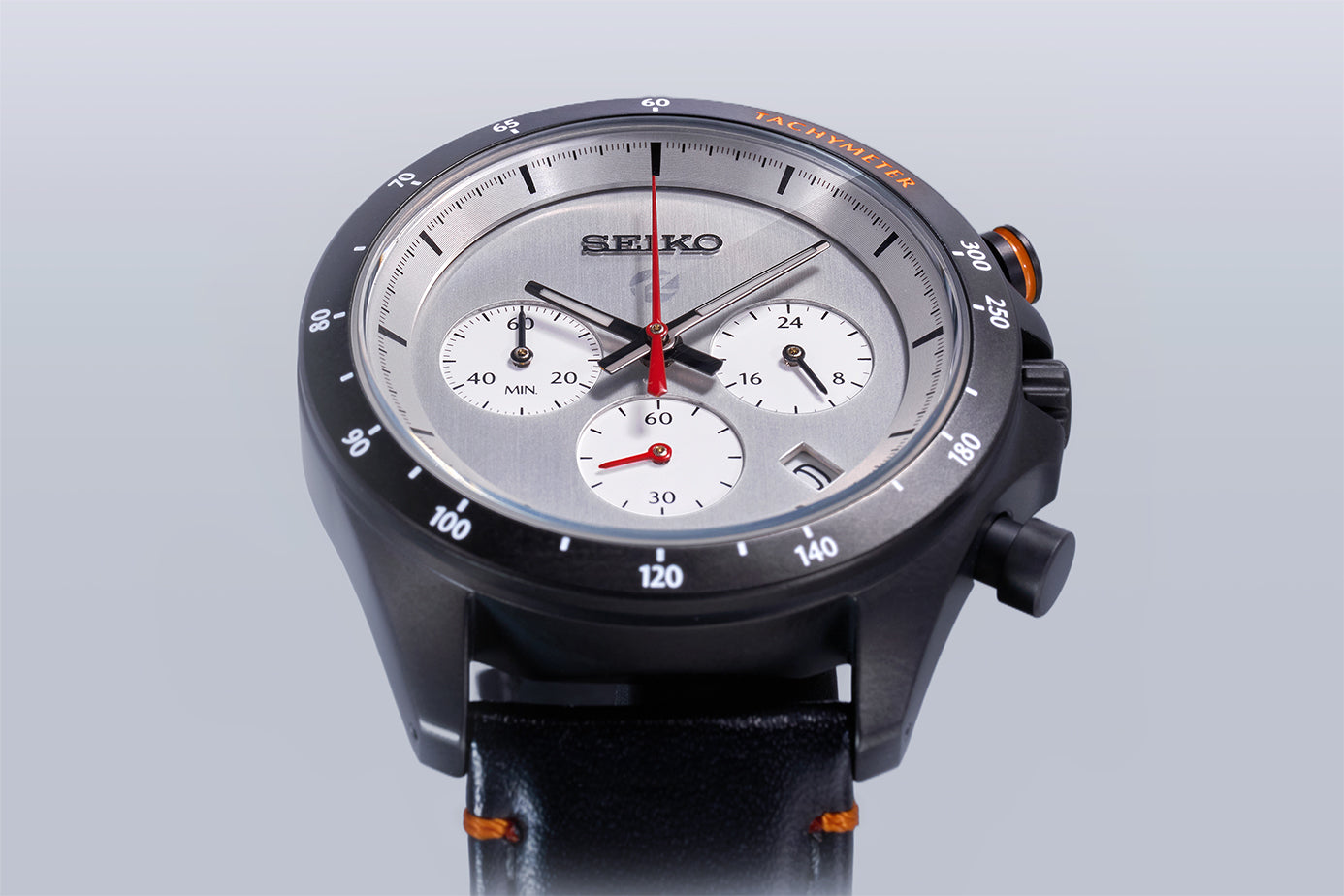 Mazda Spirit Racing x Seiko Chronograph Watch Silver Face BF9679Y1 Limited Edition Japanese Wristwatch