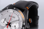 Mazda Spirit Racing x Seiko Chronograph Watch Silver Face BF9679Y1 Limited Edition Japanese Wristwatch