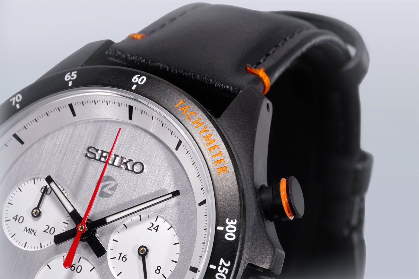 Mazda Spirit Racing x Seiko Chronograph Watch Silver Face BF9679Y1 Limited Edition Japanese Wristwatch