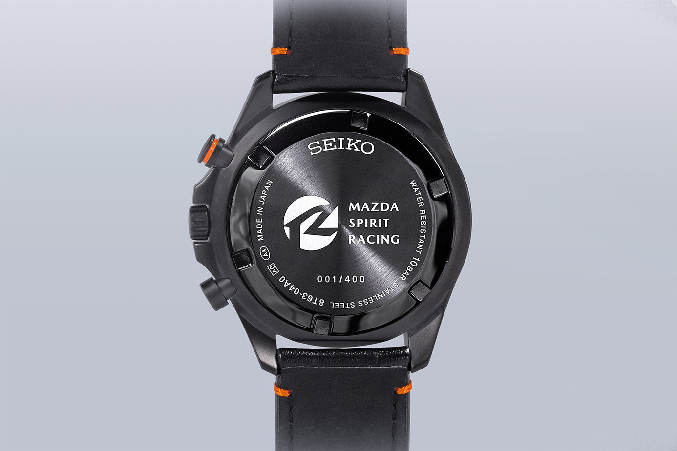 Mazda Spirit Racing x Seiko Chronograph Watch Silver Face BF9679Y1 Limited Edition Japanese Wristwatch