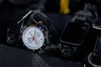Mazda Spirit Racing x Seiko Chronograph Watch Silver Face BF9679Y1 Limited Edition Japanese Wristwatch
