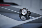Mazda Spirit Racing x Seiko Chronograph Watch Silver Face BF9679Y1 Limited Edition Japanese Wristwatch