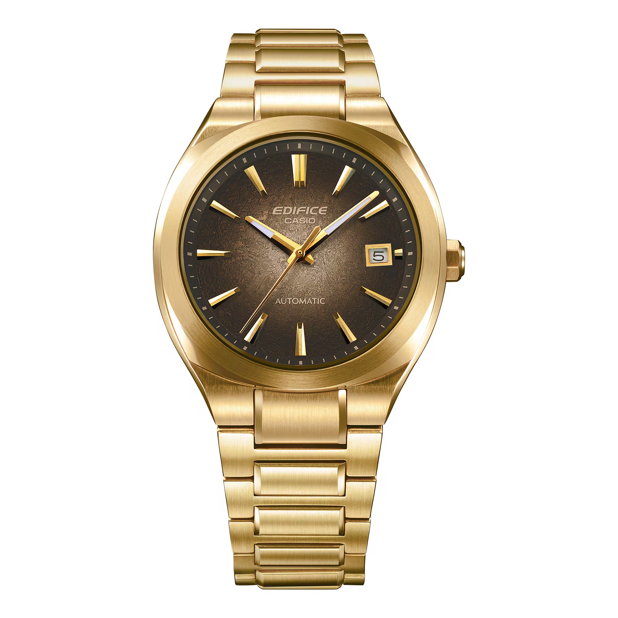 Casio EDIFICE EFK-200DG-5A Automatic Gold Gradient Dial Japanese Men's Wristwatch - The Japanese Factory