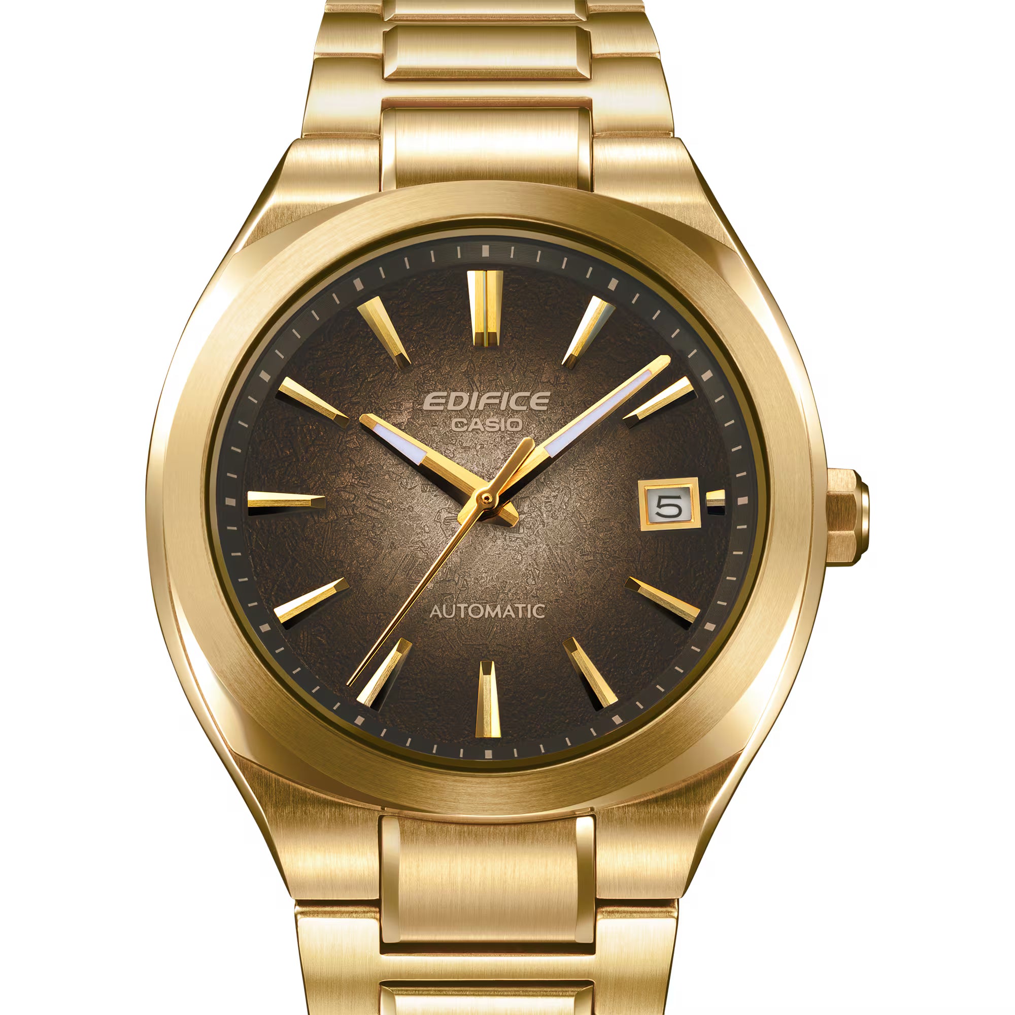 Casio EDIFICE EFK-200DG-5A Automatic Gold Gradient Dial Japanese Men's Wristwatch - The Japanese Factory