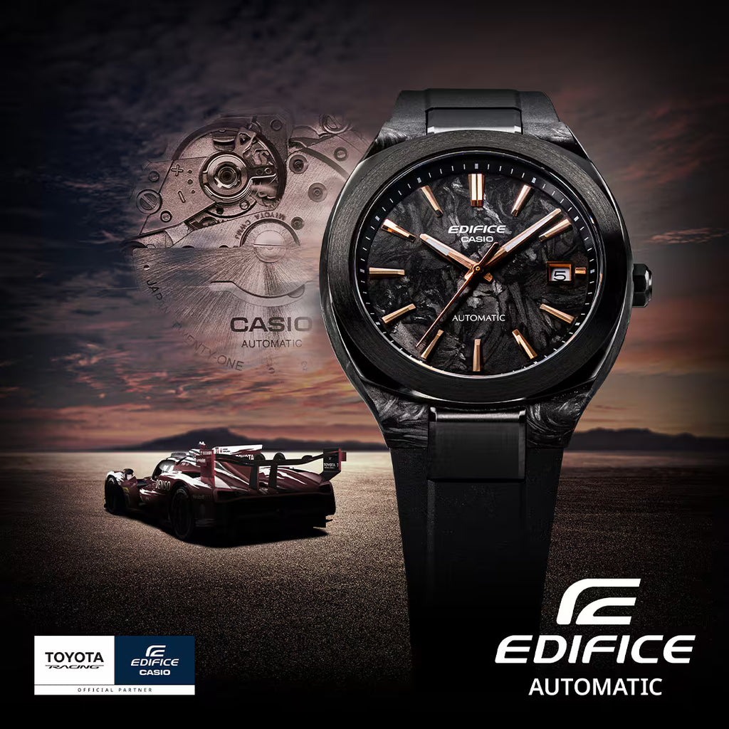 Casio EDIFICE EFK-200XPB-1A Automatic Forged Carbon Japanese Men's Wristwatch - The Japanese Factory