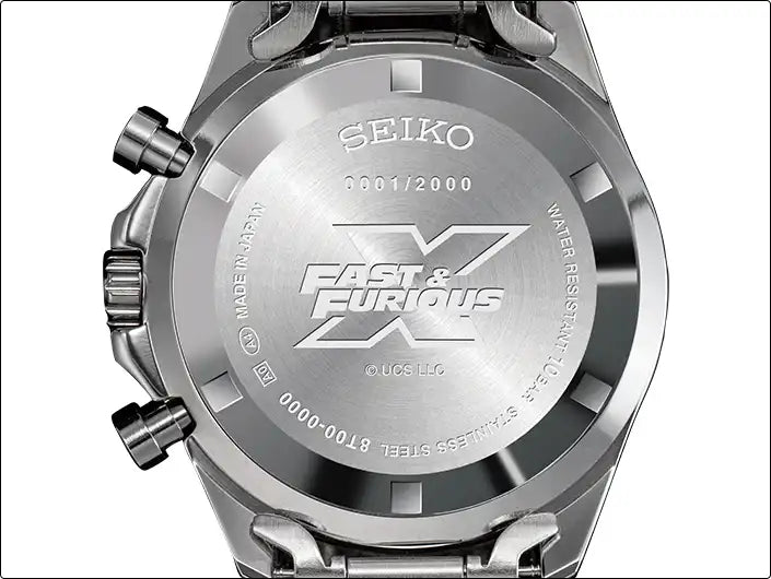 Fast & Furious Fast X Wild Speed: Fire Boost  x Seiko Collaboration Wristwatch Limited Edition - The Japanese Factory