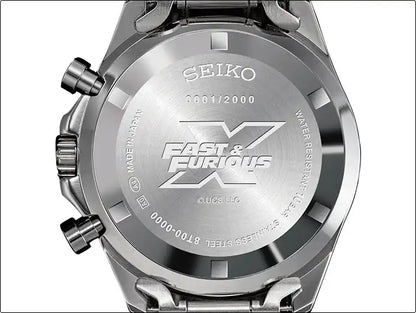 Fast & Furious Fast X Wild Speed: Fire Boost  x Seiko Collaboration Wristwatch Limited Edition - The Japanese Factory
