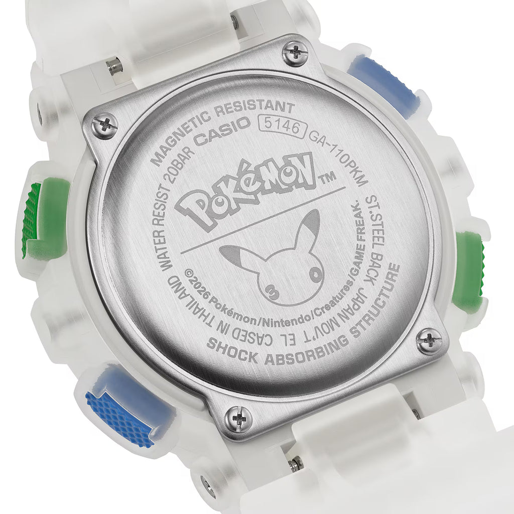 Casio G-SHOCK x Pokémon 30th Anniversary GA-110PKM-7A Limited Edition Wristwatch - The Japanese Factory