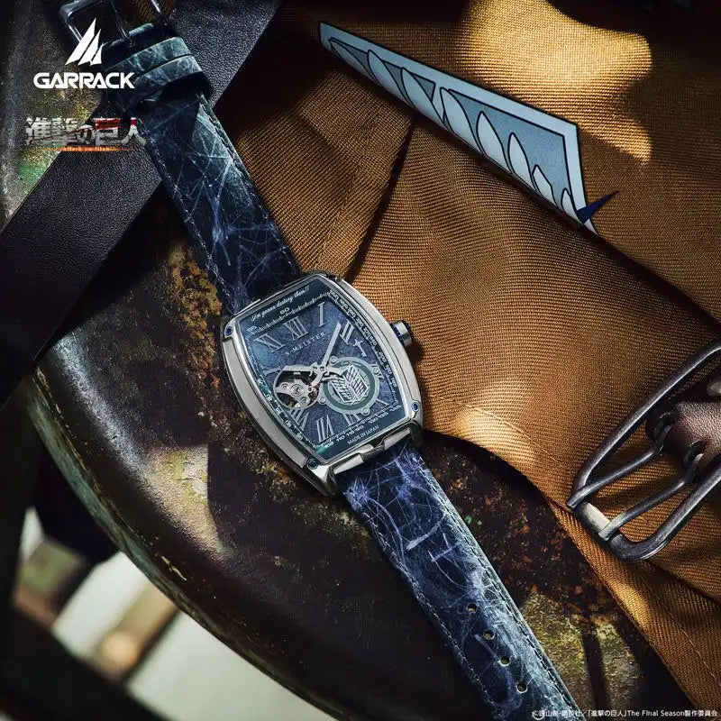 GARRACK Attack on Titan x S-MEISTER Eren Yeager SMS-47-SK-EY Limited Edition Anime Collaboration Watch