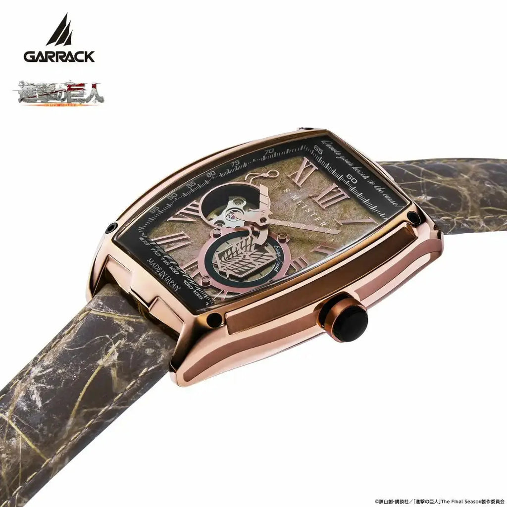 GARRACK Attack on Titan x S-MEISTER Erwin Smith SMS-47-SK-ES Limited Edition Anime Collaboration Watch - The Japanese Factory
