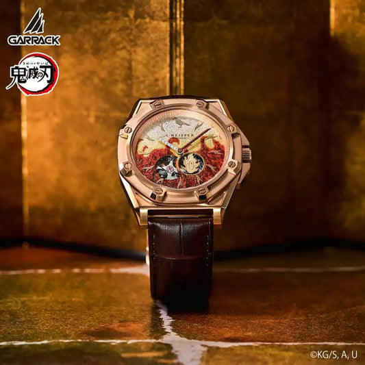 GARRACK Demon Slayer: Kimetsu no Yaiba x S-MEISTER Kyojuro Rengoku Model 2 SMS-43-KY-RK Anime Collaboration Watch - The Japanese Factory