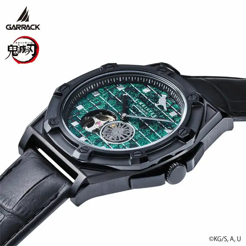 GARRACK Demon Slayer: Kimetsu no Yaiba x S-MEISTER Tanjiro Kamado Model 2 SMS-43-KY-KT Anime Collaboration Watch - The Japanese Factory
