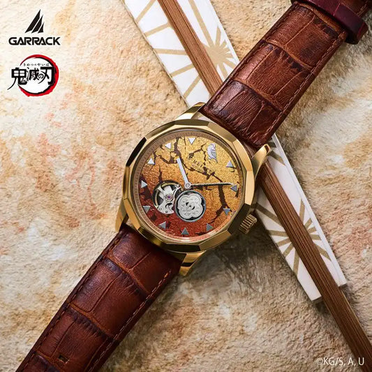GARRACK Demon Slayer: Kimetsu no Yaiba x S-MEISTER Zenitsu Agatsuma Model 2 SMS-40-KY-AZ Anime Collaboration Watch - The Japanese Factory