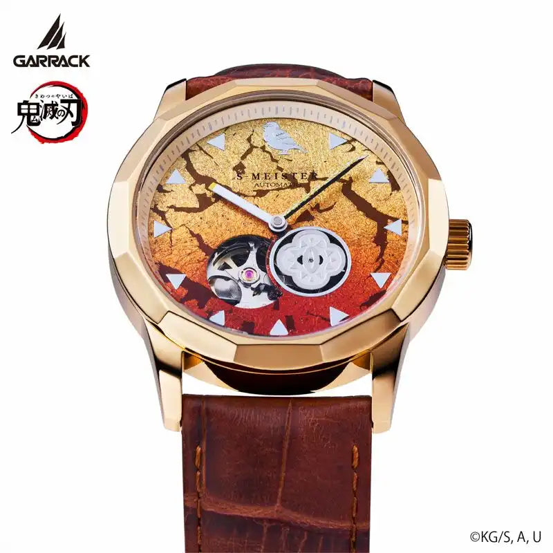 GARRACK Demon Slayer: Kimetsu no Yaiba x S-MEISTER Zenitsu Agatsuma Model 2 SMS-40-KY-AZ Anime Collaboration Watch - The Japanese Factory